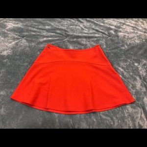 Lacoste red tennis skirt